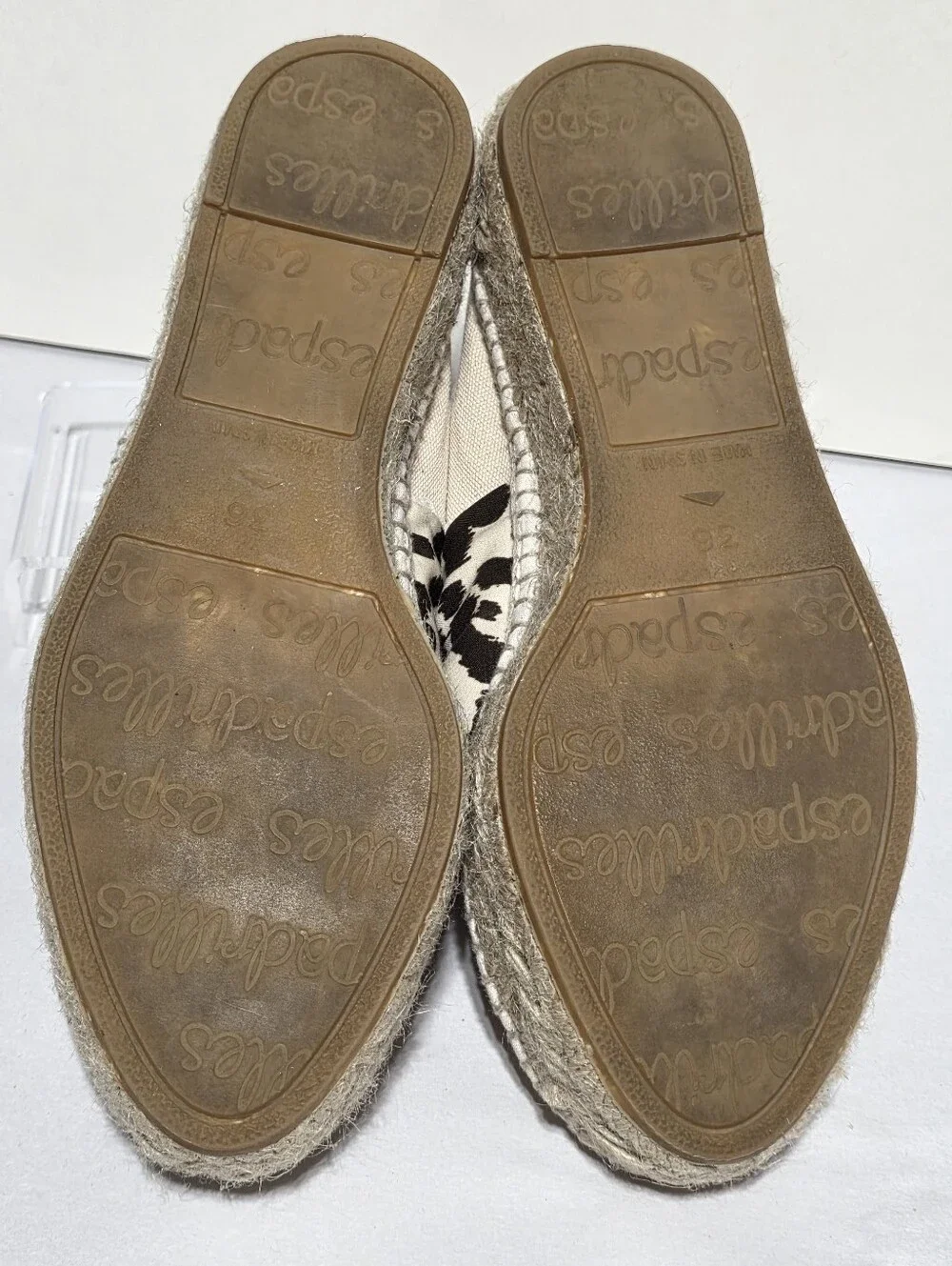 LOEFFLER RANDALL LEOPARD BOW DETAIL ESPADRILLES SZ 36 (US 6)